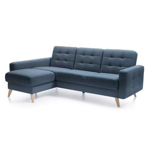 Exxpo Nappa Sofa mit Anstellhocker