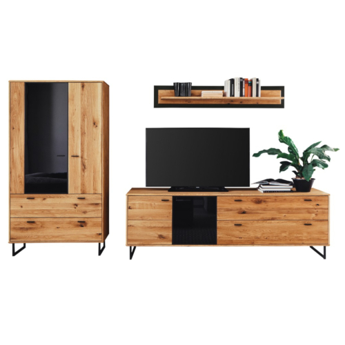 MCA Furniture Arezzo Wohnwandkombination 2 ARZ14W02