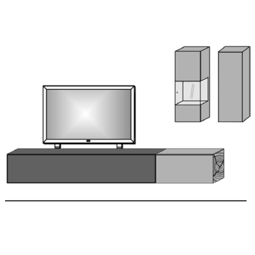 Musterring Trevio Wohnwand-Kombination V30