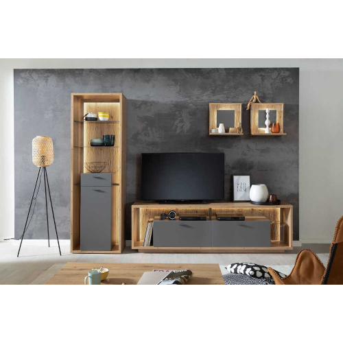 MCA furniture Lizzano Wohnkombination 1 | 2 | LIZ1QW01 | LIZ1QW02