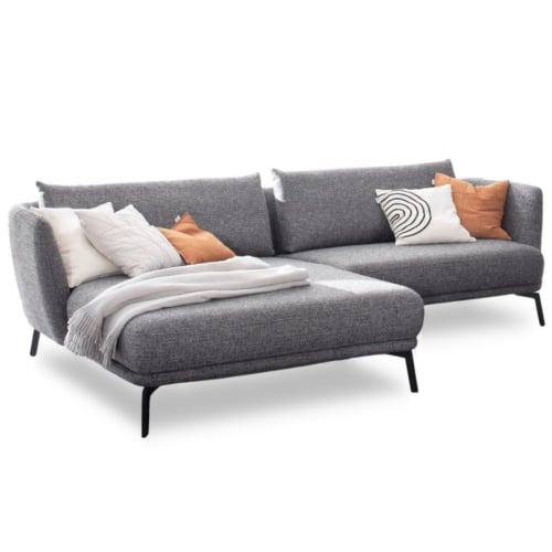 Schöner Wohnen Pearl Sofa mit Longchair 6788 | 6789