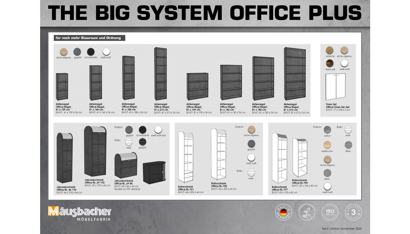 Livim System The | Big - 8 Office Mäusbacher Set