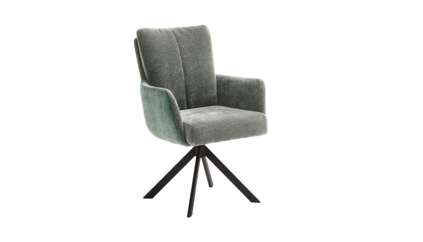 MCA Furniture Livim Fuß Malia - 4 Stuhl (2er- Set)