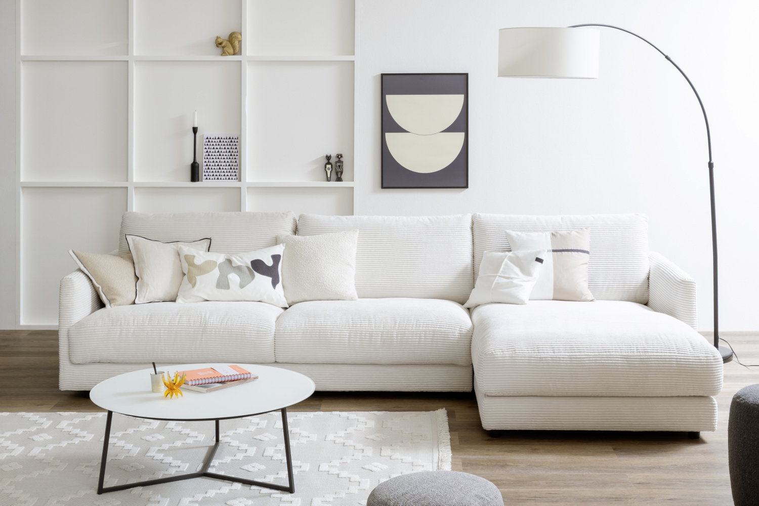 Schöner Wohnen Garbo Sofa mit Longchair